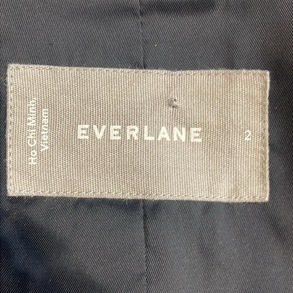 Everlane Wool Single Button Blazer Jacket Size 2 - Picture 4 of 9
